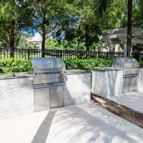 Large shaded BBQ area